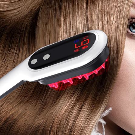 Elektrischer 3-in-1-Massagekamm mit Infrarotlicht