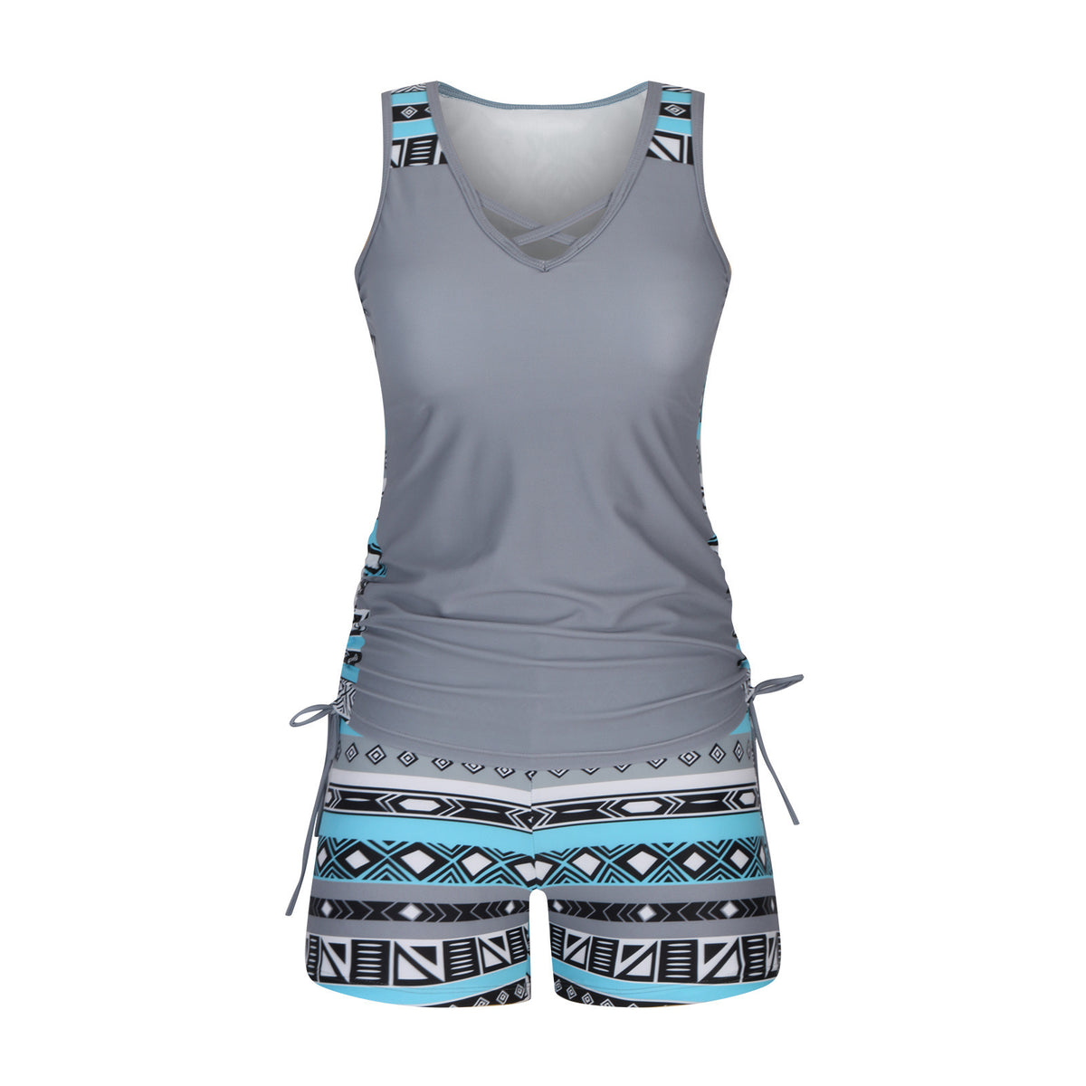 Women's Tankini Swimsuit with Boyshorts
