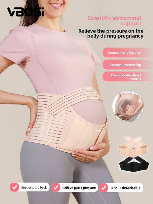 Pregnancy Support Belt ? Elastic, Breathable, and Adjustable Lumbar Support