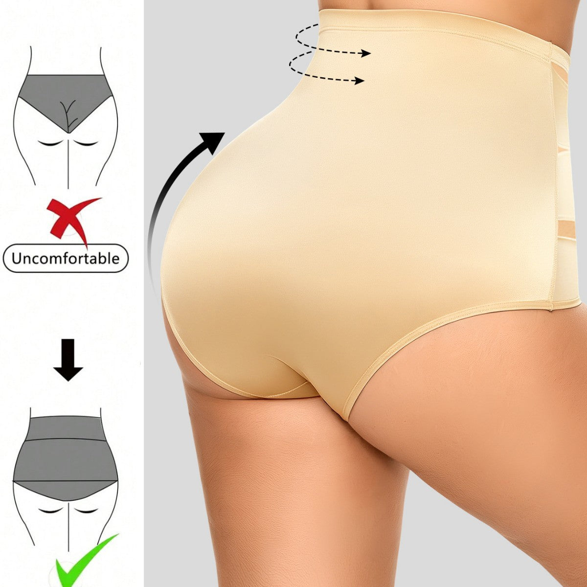 High Waist Seamless Tummy Control Panties