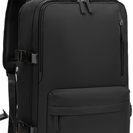 Vacuum compression travel backpack