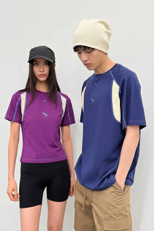 Roaringwild Patchwork Cool Antibacterial T-Shirt