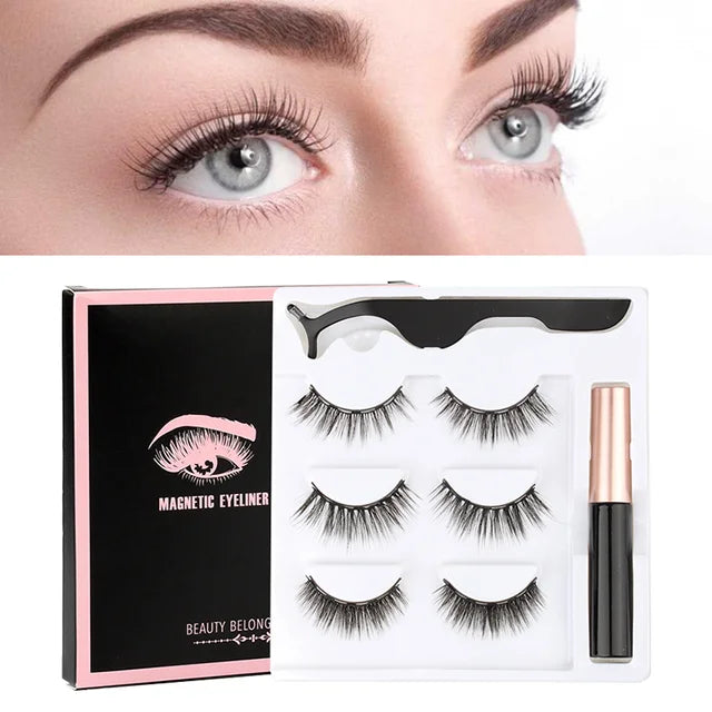Faux Cils Magnétiques 3D 👀 — Pose en 10 Secondes, Effet Glamour Toute la Journée