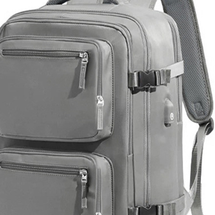 Vacuum compression travel backpack