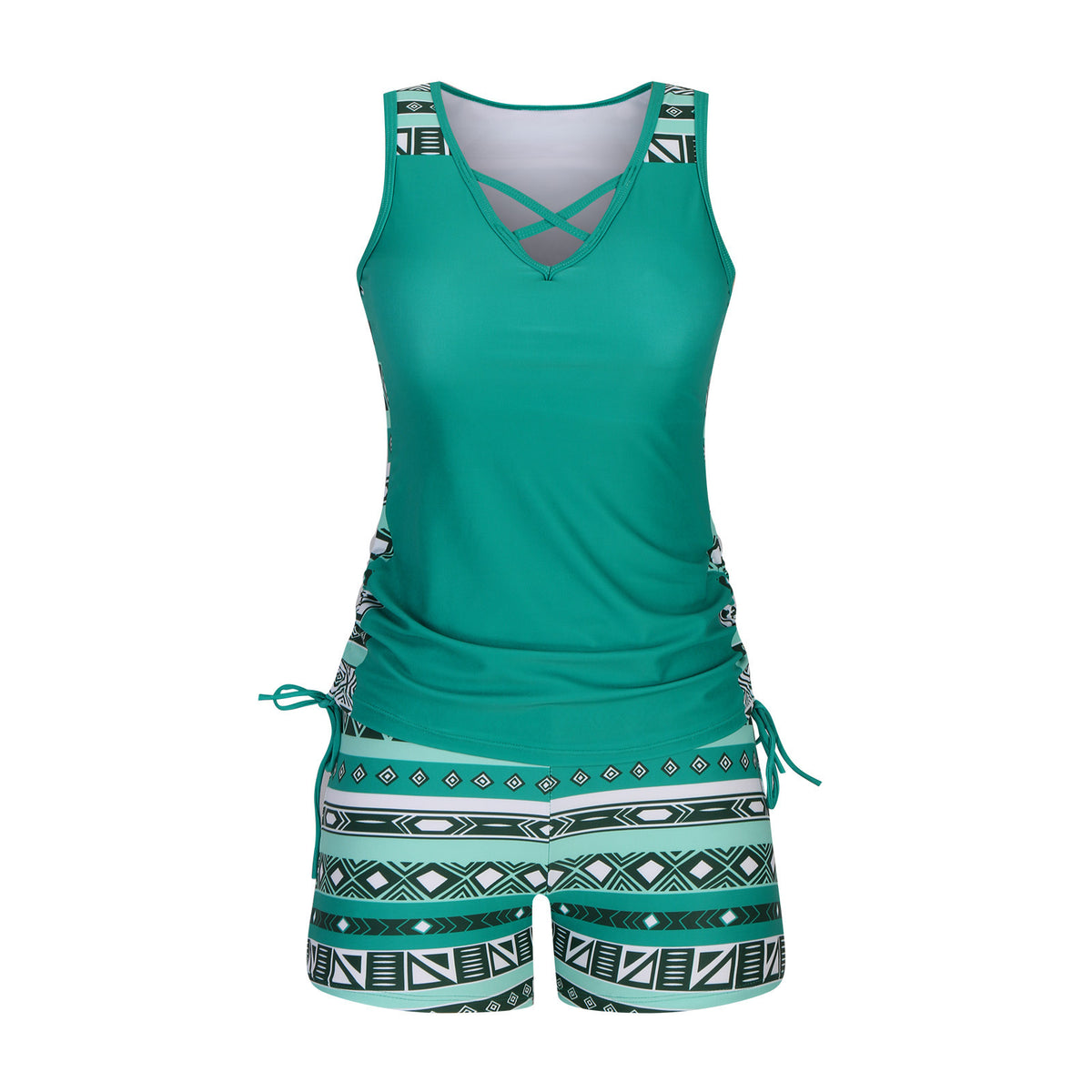 Women's Tankini Swimsuit with Boyshorts