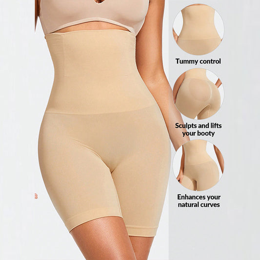 Postpartum high-waist abdominal-reducing and buttock-raising shaping panties