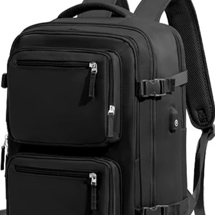Vacuum compression travel backpack